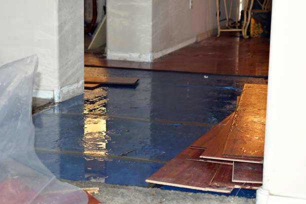 Professional Emergency Water Damage Restoration technician working in Grafton, WI